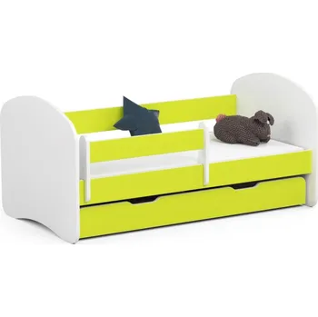 Postel Dětská postel SMILE 70x140 cm, limetková