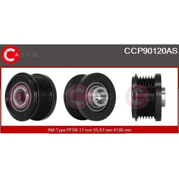 Řemenice, generátor CASCO CCP90120AS