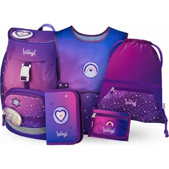 Školní batoh Školní batoh vícekomorový BAAGL fialový