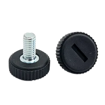 Stavitelný kluzák M6x12mm, pr.20x7mm, černá