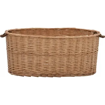 Koš na dřevo VidaXL proutěný