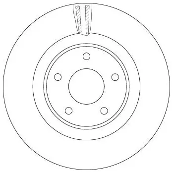 Brzdový kotouč Brzdový kotouč LUCAS DF6496S