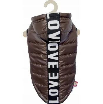 Moto bunda Zateplená bunda Pchełka v odstínech hnědé L