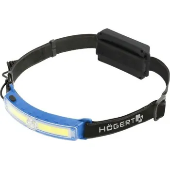 Svítilna Čelovka COB a XPG, nabíjecí, 3,7V 1200mAh, HOGERT