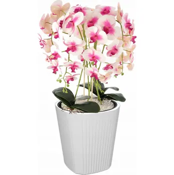 Květináč Květináč plast bílý Botle 39 cm x 39 x 41 cm