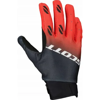 Moto rukavice Rukavice SCOTT Evo Swap caviar black/fast red M