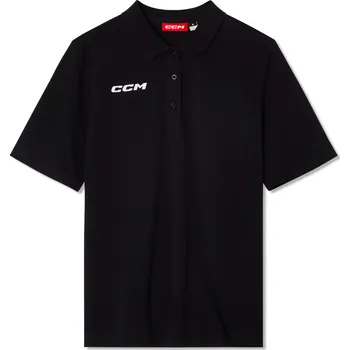 Dámské tričko Dámské tričko CCM Team Polo Black XL
