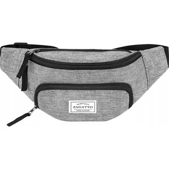 Ledvinka Dámská/pánská ledvinka šedá sportovní taška ledvinka na opasku ZAGATTO