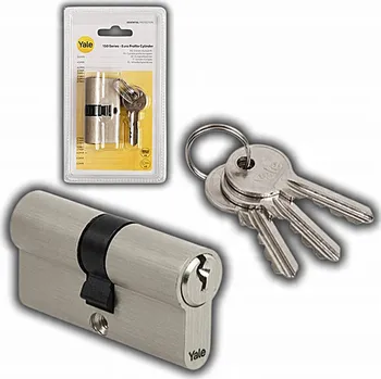 Vložka do dveří VLOŽKA DO ZÁMKU DVEŘÍ YALE Y150 NIKL, 3 KLÍČE, 30/35, BLISTR