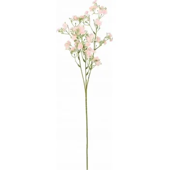 umělá květina Umělá větvička sádrovka 67 cm růžová