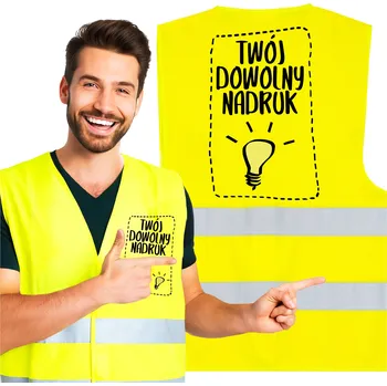 Reflexní vesta BLACK PRINT unisex M