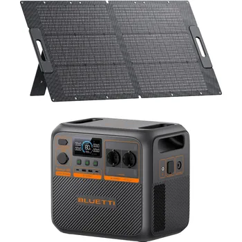 Powerbanka BLUETTI Powerbanka BLUETTI AC270P se 100W solárním panelem ORANŽOVÁ|ŠEDÁ