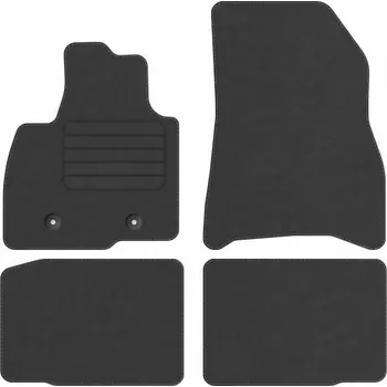 autokoberec Koberce Edecor velurové 4 ks