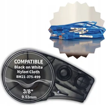 Pásek do tiskárny Páska do tiskárny Brady M21-375-499 9,53 mm x 4,88 m, bílá