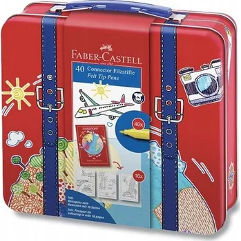 Fixy Connector Faber-Castell 40 kusů v kufříku