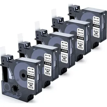 Pásek do tiskárny MarkField kompatibilní páska DYMO 18488 nylon, 12 mm x 3,5 m, černá na bílé (MarkField kompatibilní páska DYMO 18488 nylon, 12 mm x 3,5 m, černá na bílé)