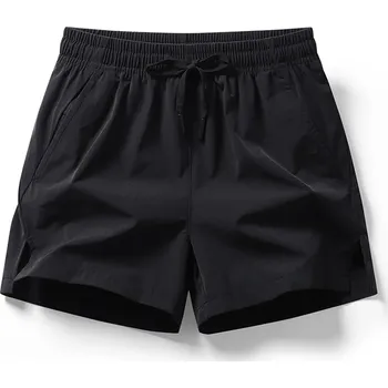 Pánské kraťasy Pánské letní šortky z pružného materiálu na sport a fitness Barva: Černá, Velikost: XL