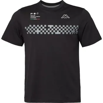 Pánské triko Kappa LOGO GERACER XXL Černá, Šedá