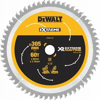 Pilový kotouč DT99575 DeWalt kotouč na dřevo a laminát 305 mm, 60 zubů