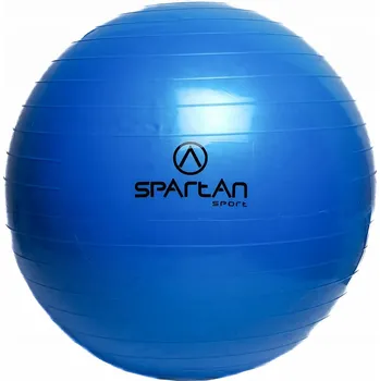 Gymnastický míč Klasický míč Spartan-Sport 55 cm, odstíny modré