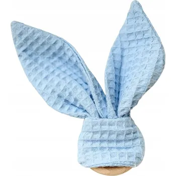 Dřevěné kousátko na prořezávání zoubků, senzorické Muminky dřevo modré