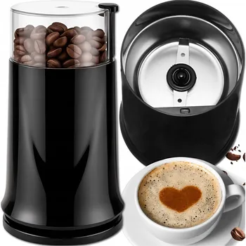 Mlýnek na kávu Elektrický mlýnek MEMFLOW černý na kávu a koření