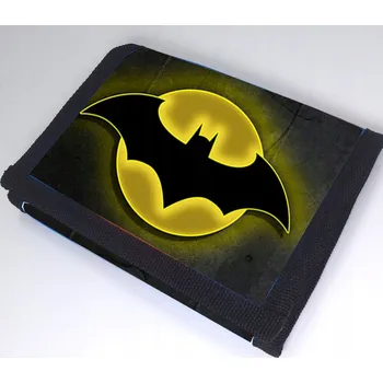 Peněženka Látková peněženka na suchý zip pro děti, dětská manšestrová peněženka