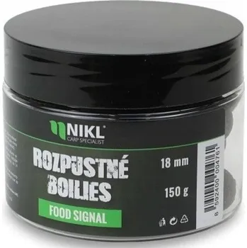 Boilies Nástraha Rozpustné Kuličky Food Signal 14mm 150g Karel Nikl