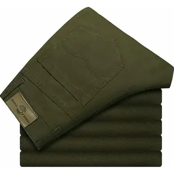 Pánské kalhoty Pánské rovné kalhoty do pasu v klasickém střihu Velikost: 31, Barva (Varianta): 919 trousers-Green
