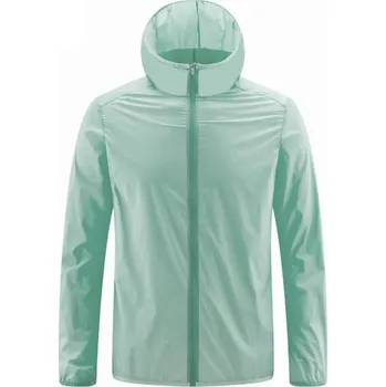 Pánská softshellová bunda Pánská prodyšná letní bunda proti slunci z materiálu ice silk Barva: Zelená, Velikost: M