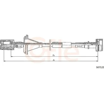 Auto-moto Hřídel tachometru COFLE S07125