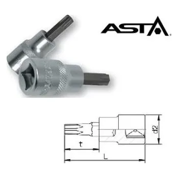 Asta 730240 Nástrčná hlavice TORX T40 1/4" 37mm