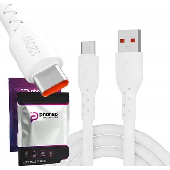 Datový kabel Kabel Phoneo USB - USB 3.1 typ C 2 m bílý