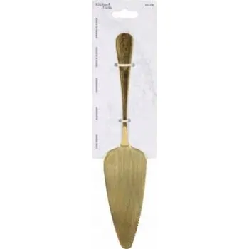 Příbor Lopatka na dort ocelová lžíce na servírování dortu 22,5 cm ZLATÁ