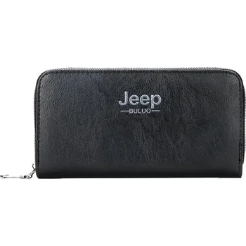 Peněženka Kožená dlouhá peněženka elegantní na karty a hotovost Barva: JP2280 Black