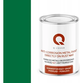 barva na kov BARVA NA KOV NA REZ PLECH POZINK OCEL 4v1 ZELENÁ RAL 6029 POLOMAT 1L