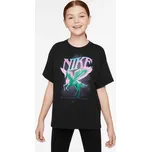 Nike TKE FLGHT PHOTO TEE Dívčí tričko - 0 - černá - S