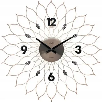 Hodiny Nástěnné hodiny JVD HT115.2 růžové zlato kov 49 Cm