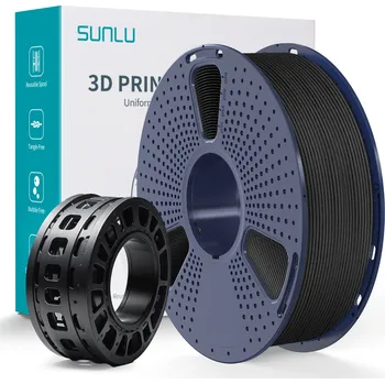 Filament PLA filament Sunlu 1,75 mm 1000 g černý