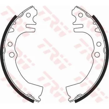 Autodíl Sada brzdových čelistí LUCAS GS8699