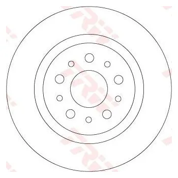 Brzdový kotouč Brzdový kotouč LUCAS DF6714