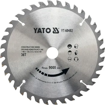 Pilový kotouč Kotouč na stavební dřevo 180 x 20 mm 36z