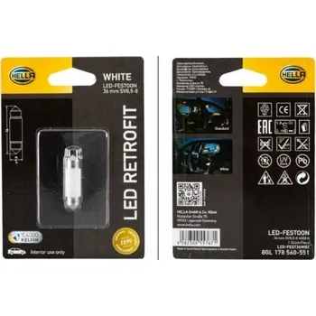 Žárovka Žárovka Hella 8GL178560551 C5W 1 W 1 ks