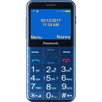Mobilní telefon Mobilní telefon Panasonic KX-TU155 64 MB 2G modrý