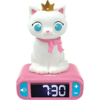 Budík Lexibook Budík s nočním 3D světlem Kočička