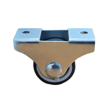 Kolečko 25mm, šedé, pevné, měkčený běhoun