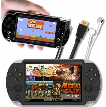 Herní konzole Mini přenosná herní konzole retro x7 polské menu fotoaparát 1000 her