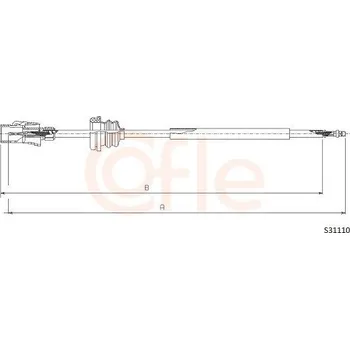 Autodíl Hřídel tachometru COFLE S31110