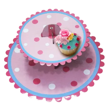 Dvoudílný jednorázový stojan na muffiny