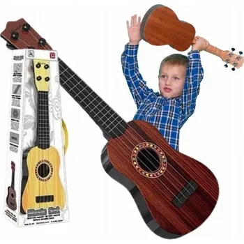 Hudební nástroj pro děti KYTARA PRO DĚTI UKULELE INSTRUMENT 42 CM
